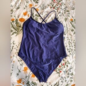 Cupshe Deep Blue Swimsuit